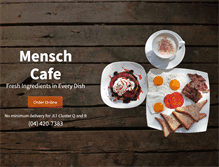 Tablet Screenshot of menschcafe.com